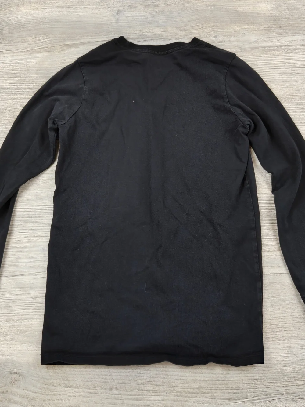 Nike COTTON Boys Long Sleeve T-Shirt Sz Medium (10-12) Black 